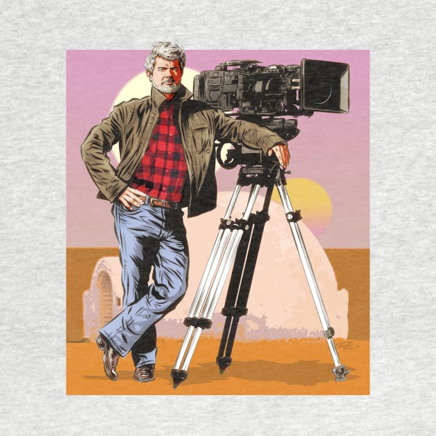 George Lucas - An illustration by Paul Cemmick by PLAYDIGITAL2020